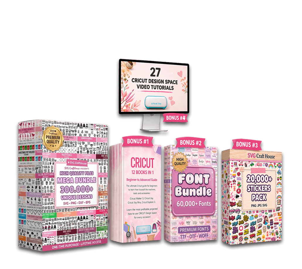 300,000+ Mega SVG Bundle for Cricut — Instant Download